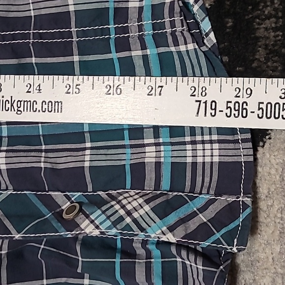 BKE SLIM-FIT STRETCH SNAP-BUTTON PLAID LONG-SLEEVE SHIRT - Picture 8 of 12